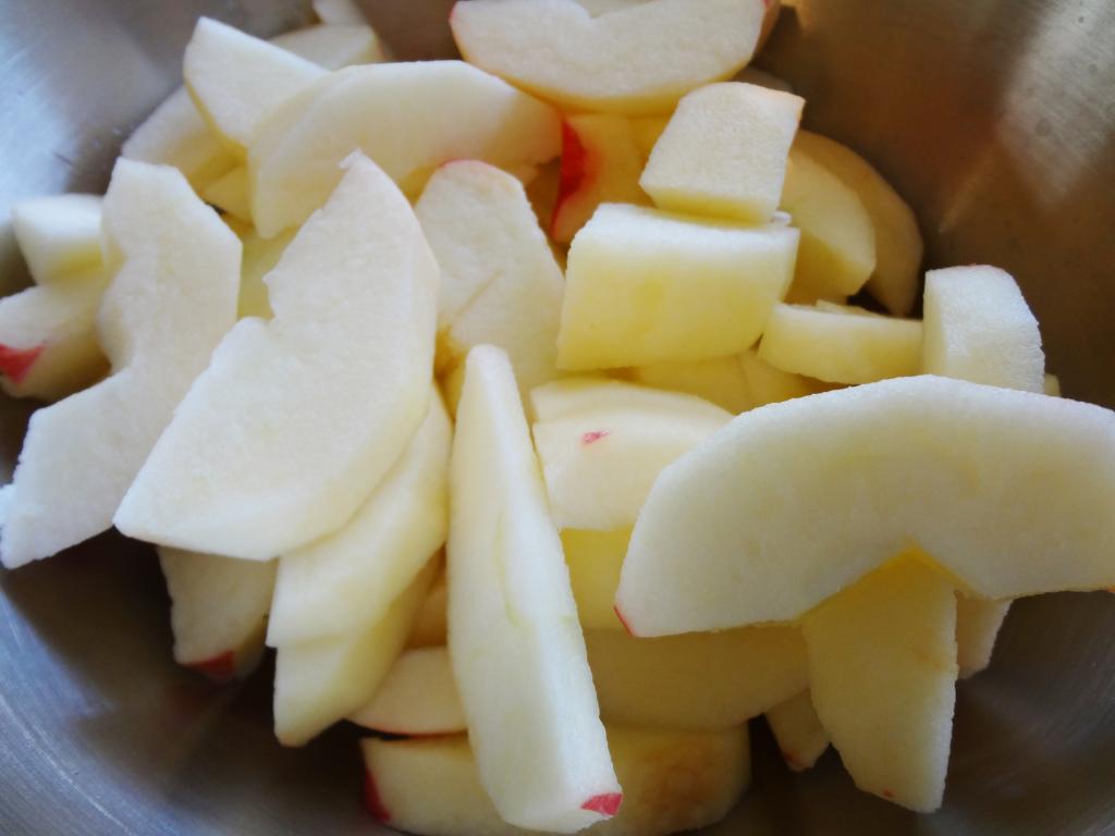 Подготовка яблок