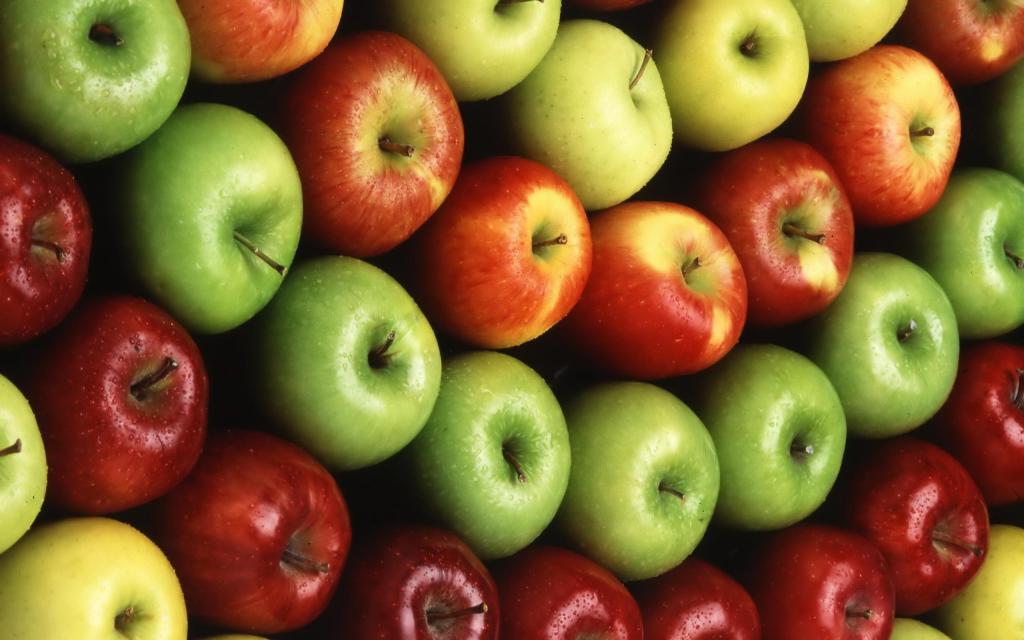 Разнообразные яблоки