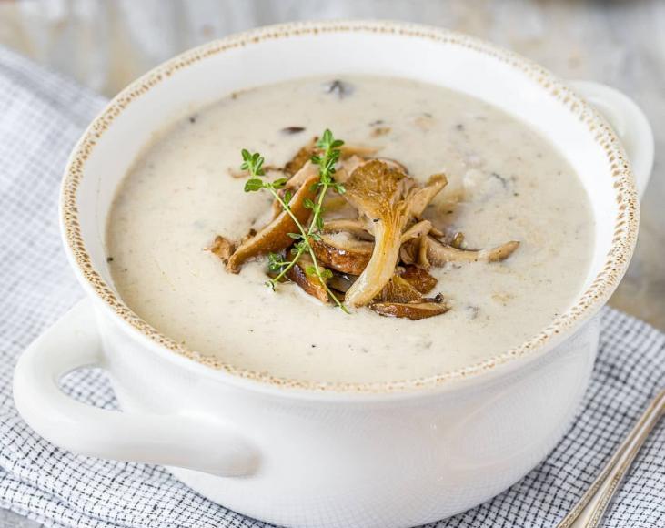 как приготовить грибной суп пюре