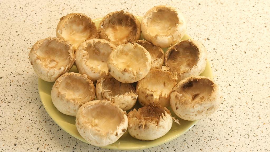 Фаршированные грибы шампиньоны в духовке